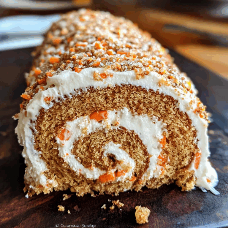 Irresistible Carrot Cake Roll