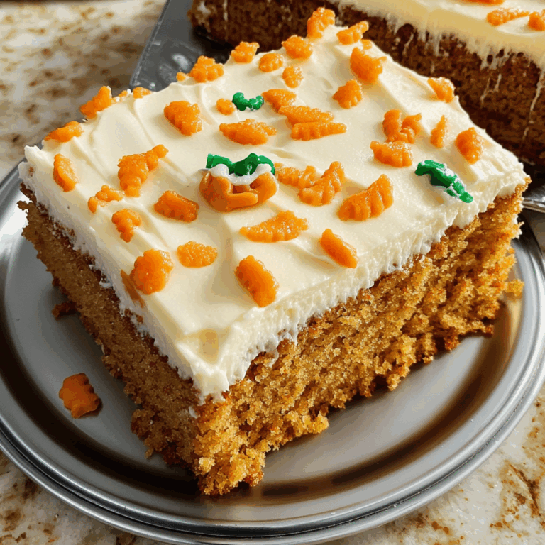 Irresistible Carrot Sheet Cake: Moist, Spiced Perfection