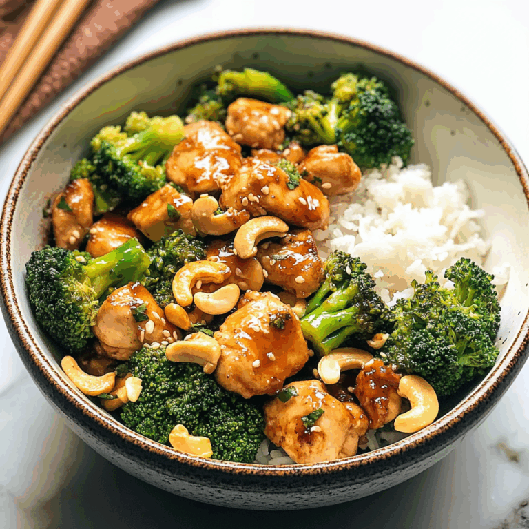 Cashew Chicken and Broccoli: A Flavorful, Healthier Take on a Takeout Classic