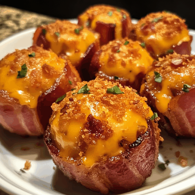 Cheddar-Stuffed BBQ Bacon Bombs
