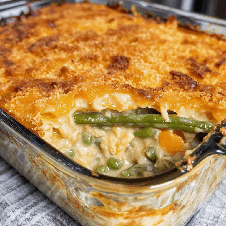 Cheddar Bay Green Bean Casserole