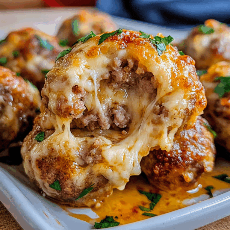 Cheese Stuffed Sausage Balls: The Perfect Savory Appetizer