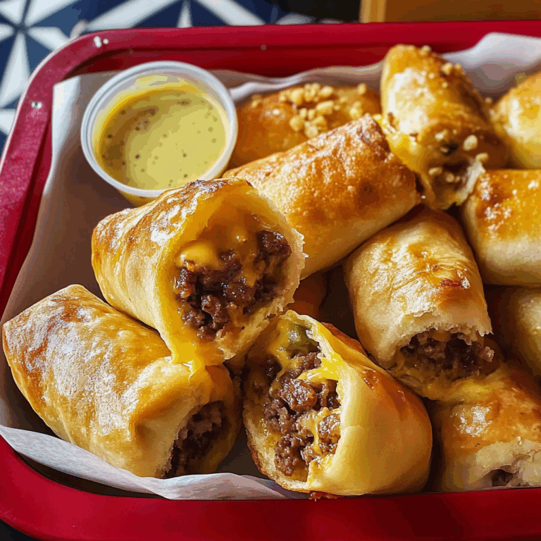 Cheeseburger Rolls: A Delicious Twist on a Classic