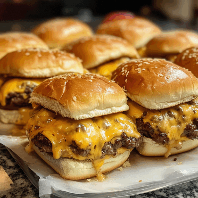 Delicious Cheeseburger Sliders