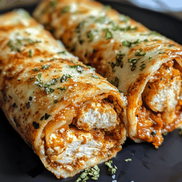 Cheesy Air Fryer Chicken Parmesan Wraps