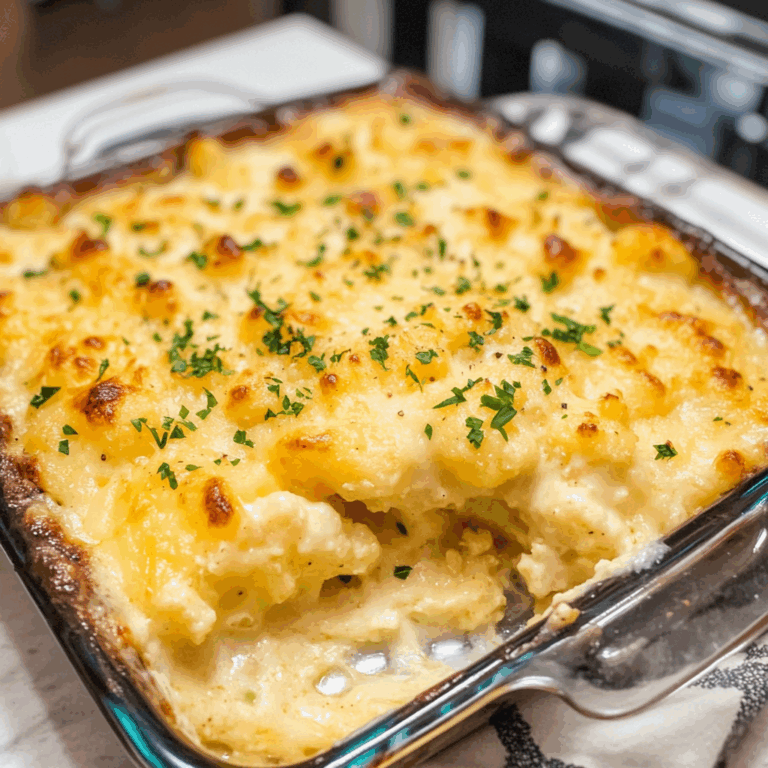 Cheesy Cauliflower Casserole