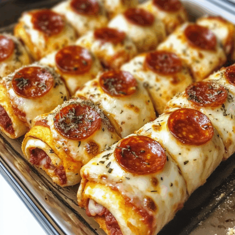 Cheesy Pepperoni Pizza Roll-Ups