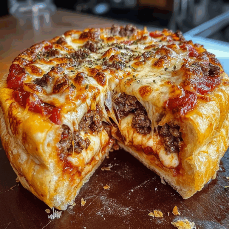 Cheesy Pizza Burger Pie: The Ultimate Hybrid Dish