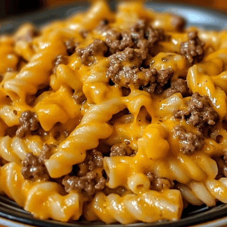 Cheesy Sloppy Cheeseburger Pasta