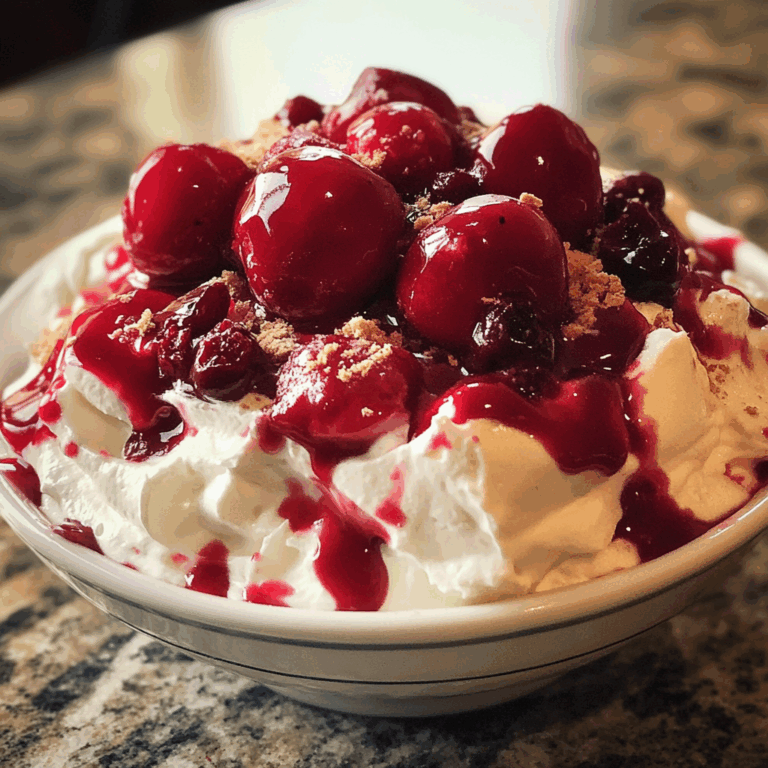 Cherry Cheesecake Fluff: A Dreamy No-Bake Treat