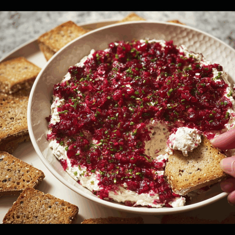 Cranberry Jalapeño Cream Cheese Dip