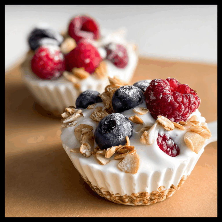 Frozen Yogurt Granola Cups: A Refreshing Treat