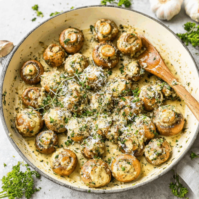 Garlic Parmesan Mushrooms: Irresistible Savory Bites