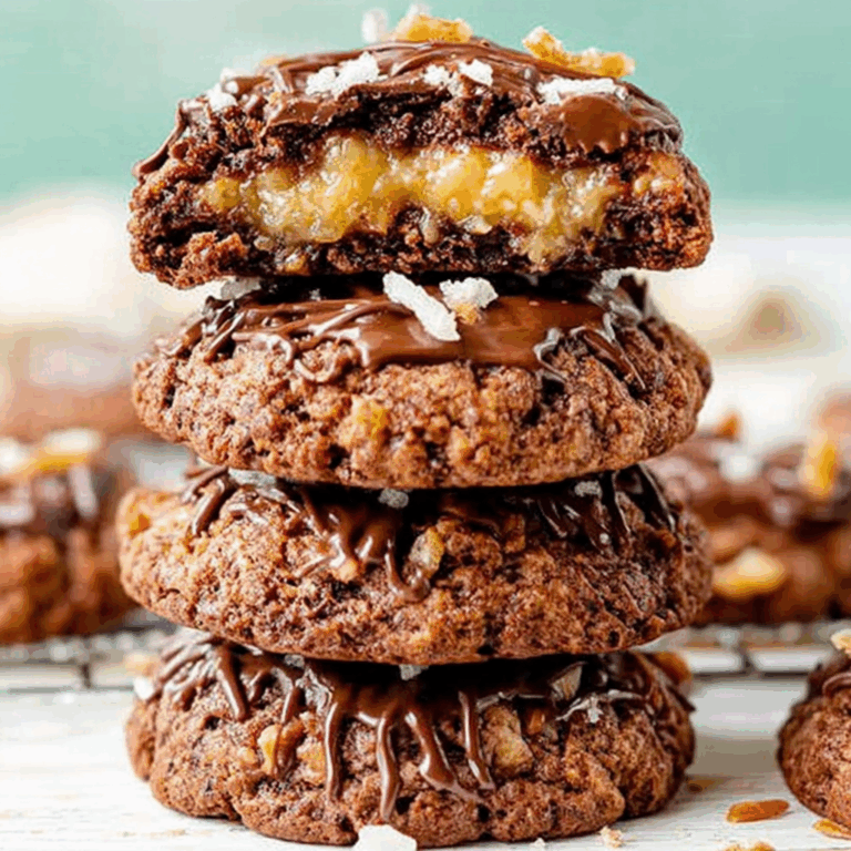 Irresistible German Chocolate Cookies