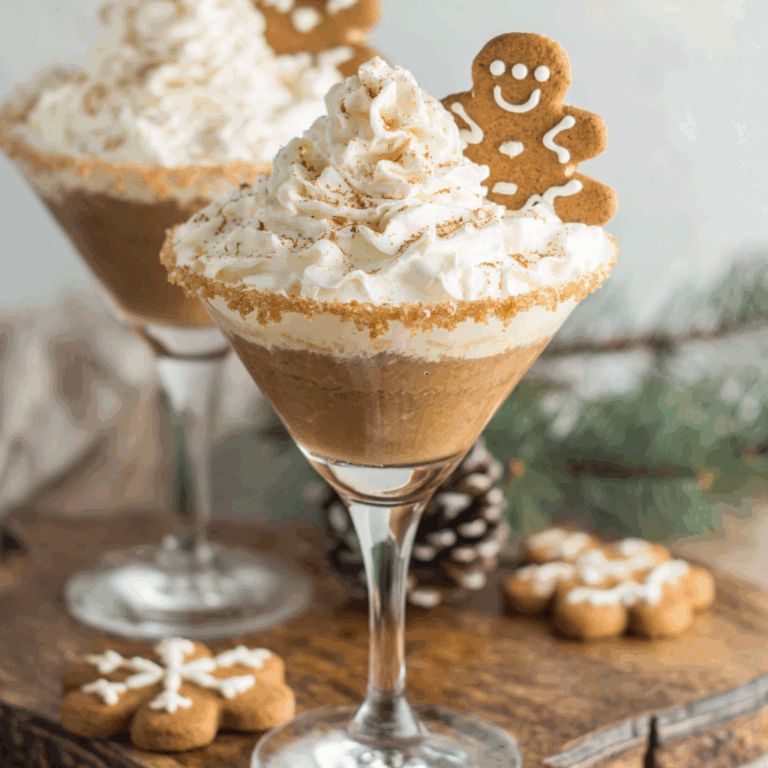 Gingerbread Martini: A Cozy and Festive Cocktail