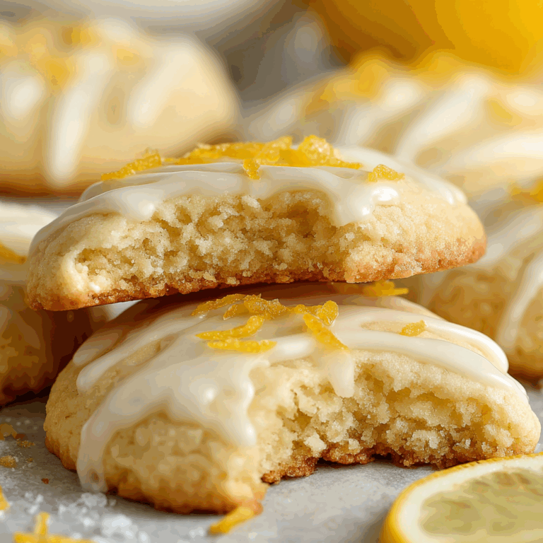 Glazed Lemon Sugar Cookies