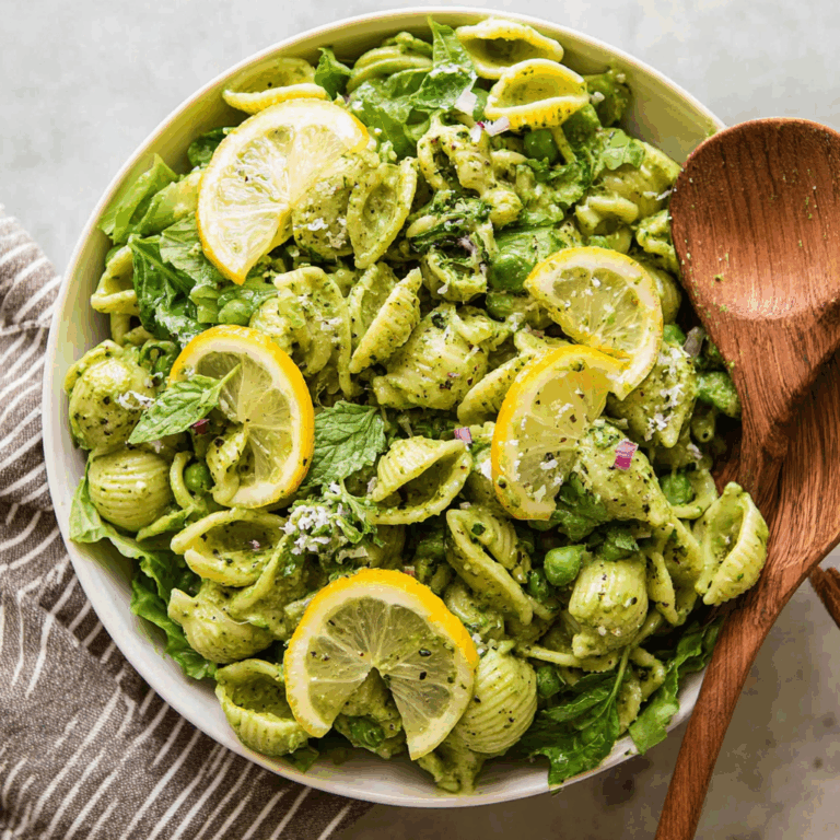 Creamy Green Goddess Pasta Salad