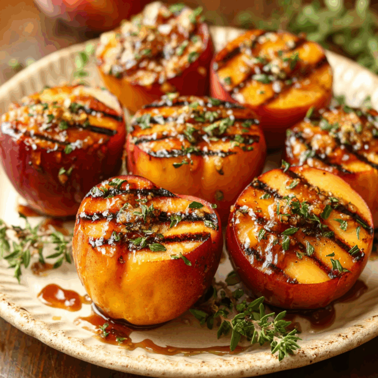 Grilled Peaches: A Juicy Summer Delight