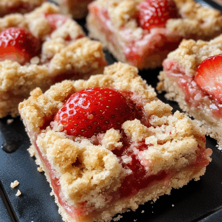 Strawberry Crumb Bars: Irresistible Summertime Treat