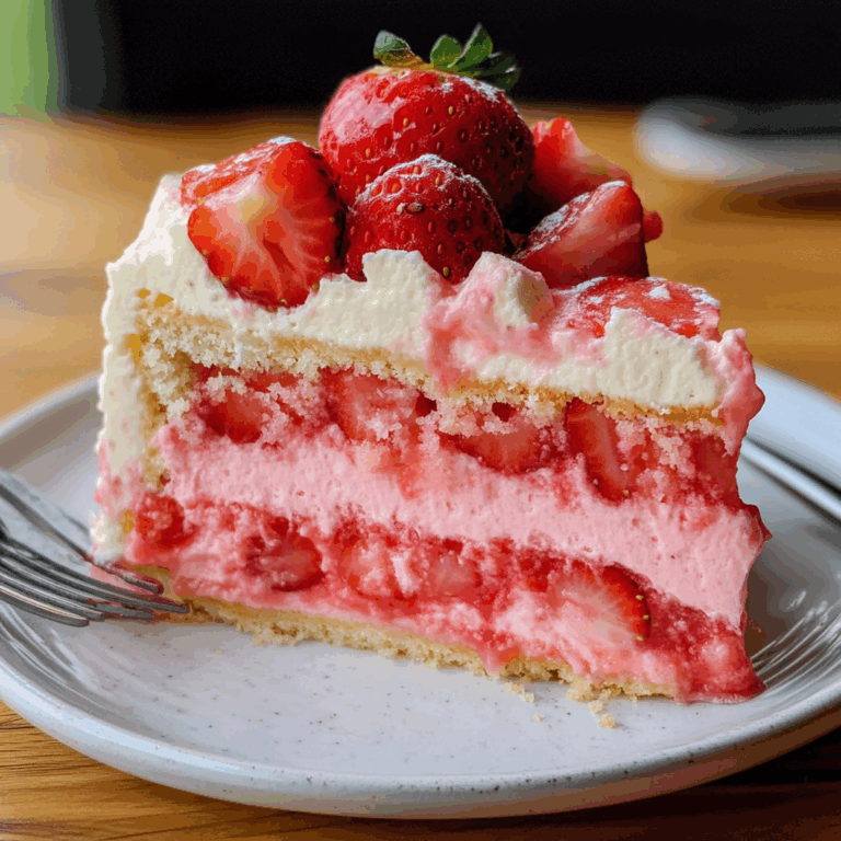 Strawberry Earthwake Cake: A Delightful Twist on a Classic