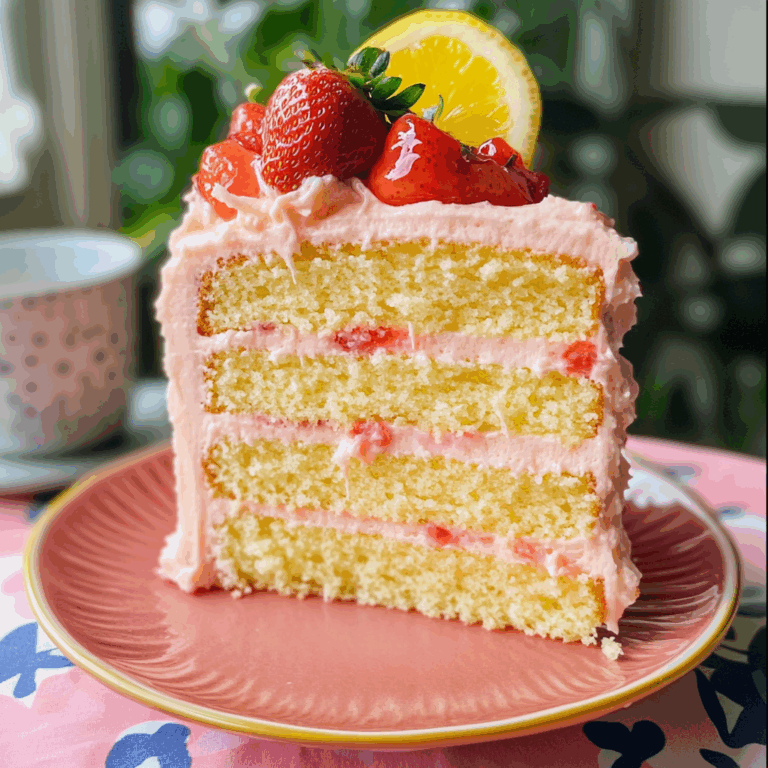 Strawberry Lemon Cake: A Refreshing Treat