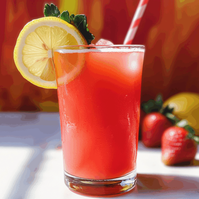Refreshing Strawberry Lemonade