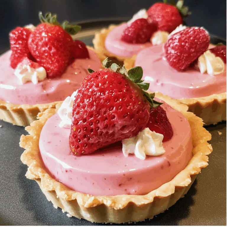 Delightful Strawberry Mousse Tarts