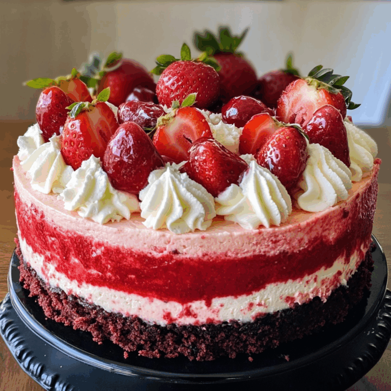 Strawberry Red Velvet Cheesecake