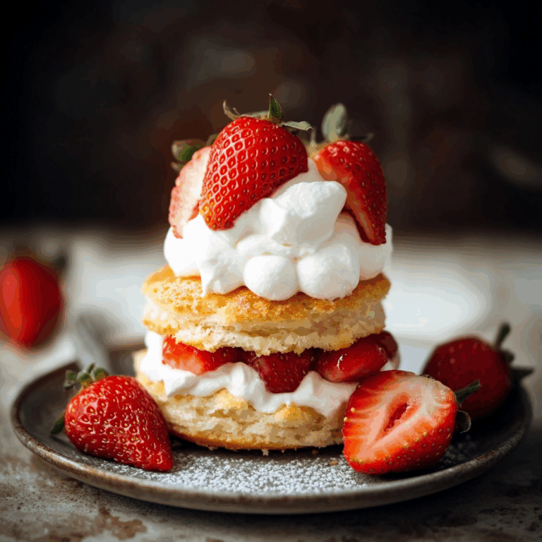 Strawberry Shortcakes with Whipped Cream