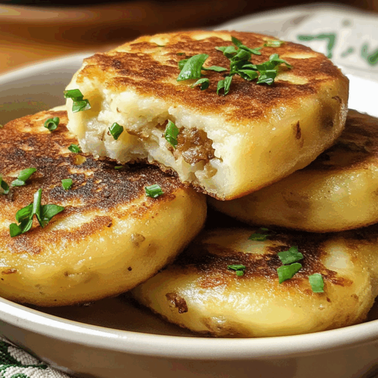 Stuffed Potato Cakes: Crispy Exterior, Fluffy Interior
