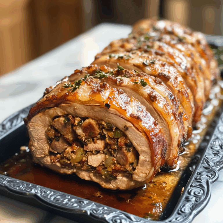 Stuffed Pork Loin: A Flavorful Culinary Delight