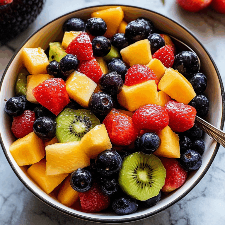 Juicy and Refreshing Summer Fruit Salad