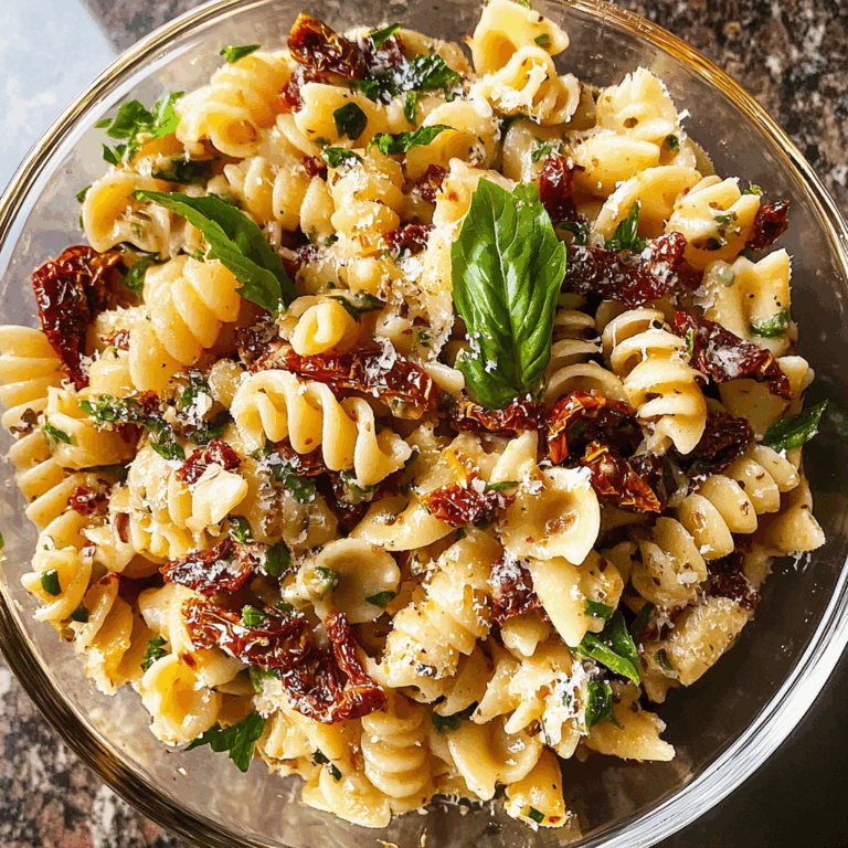 Creamy Sun-Dried Tomato Pasta Salad