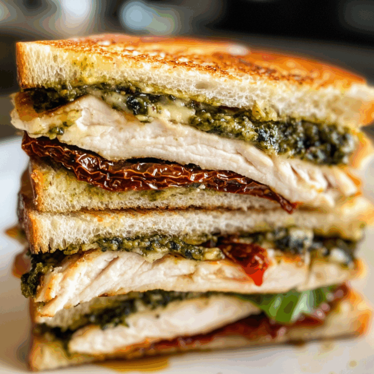 Sun-Dried Tomato Pesto Turkey Sandwich