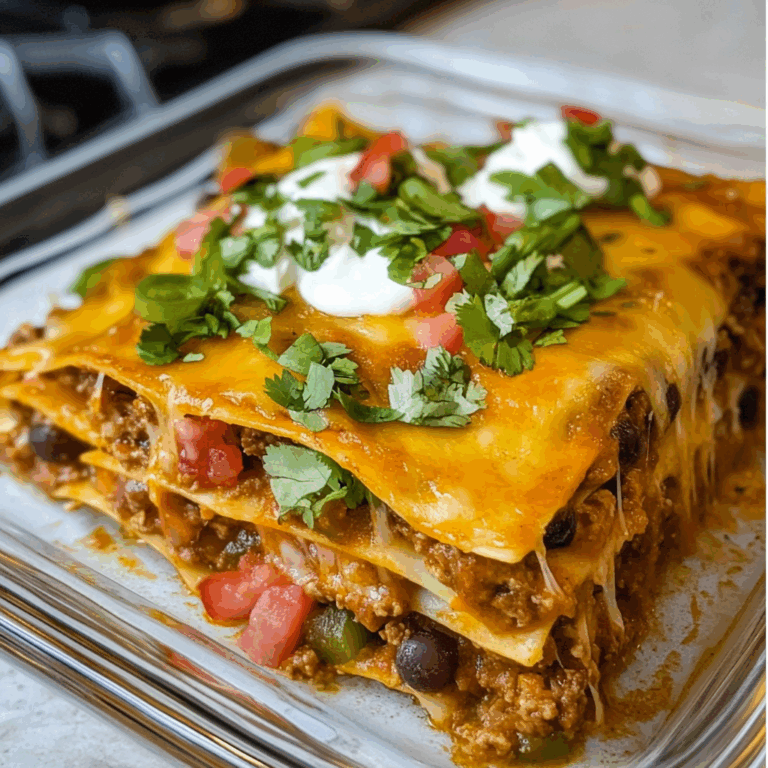 Taco Lasagna: A Fusion Masterpiece of Flavors