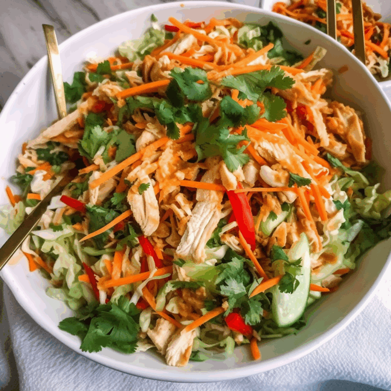 Thai Crunch Chicken Salad