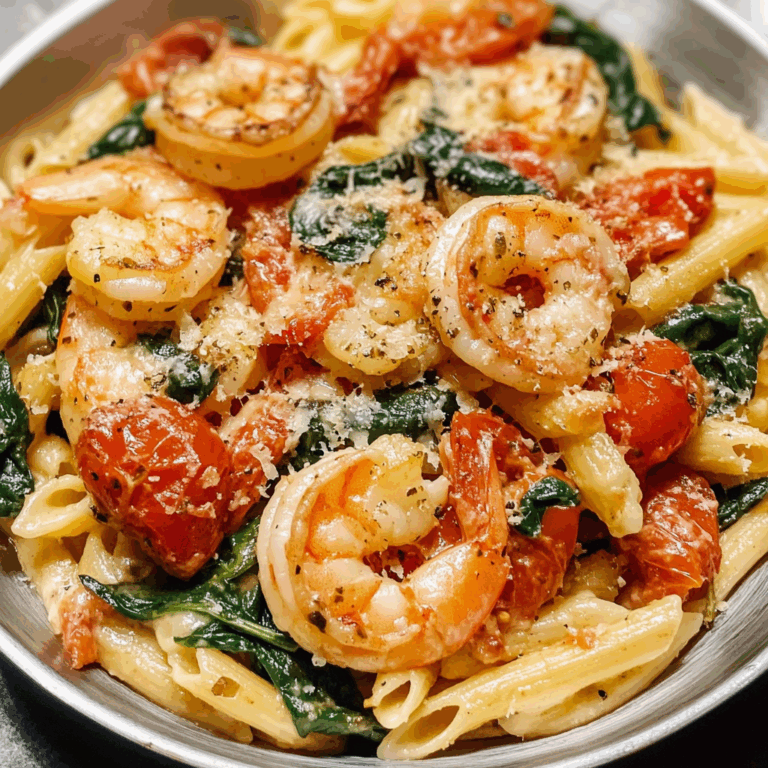 Tomato Spinach Shrimp Pasta: A Flavorful and Healthy Dish