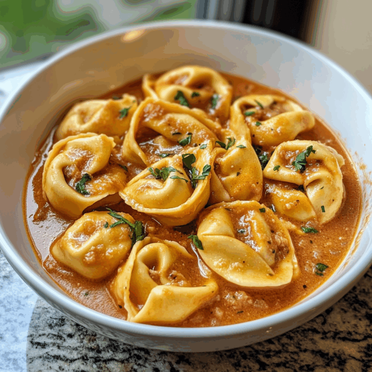 Tortellini with Savory Sauce: A Flavor-Packed Pasta Delight