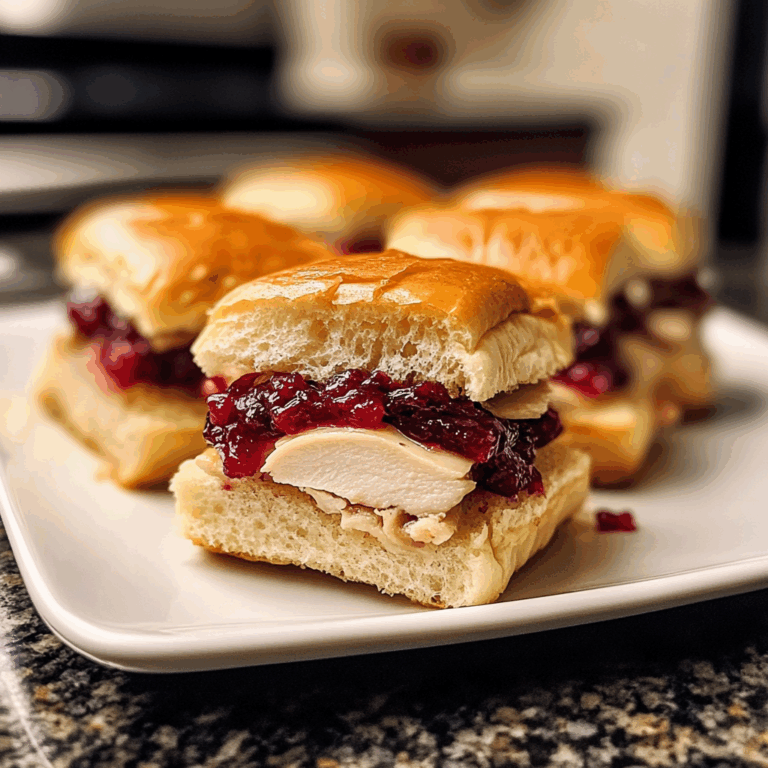 Juicy Turkey Cranberry Sliders
