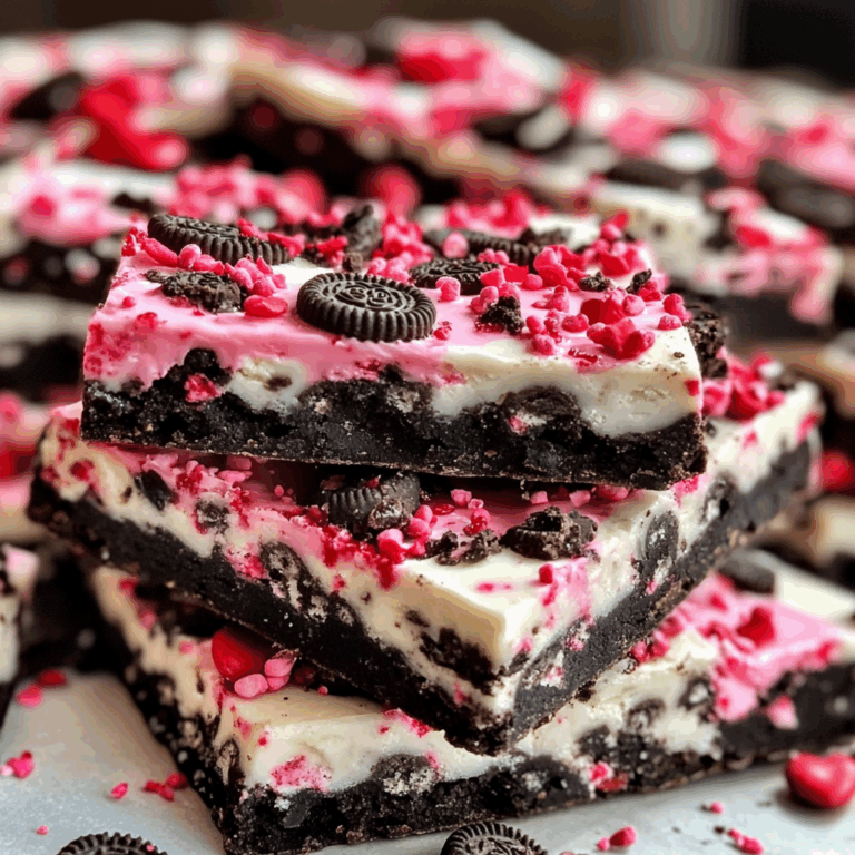 Valentine’s Day Oreo Cookie Bark