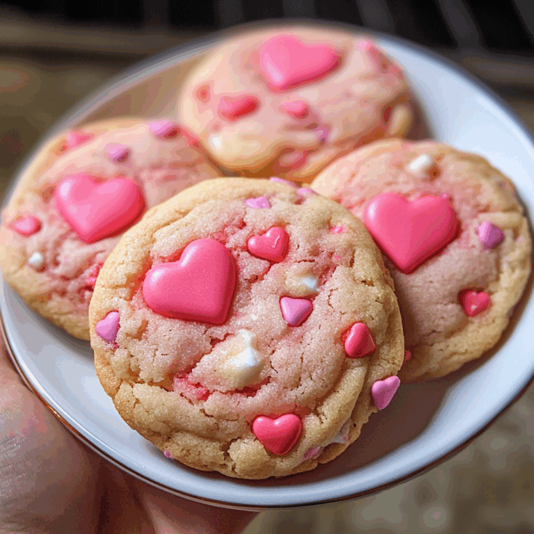 Irresistible Valentine’s Day Cake Mix Cookies