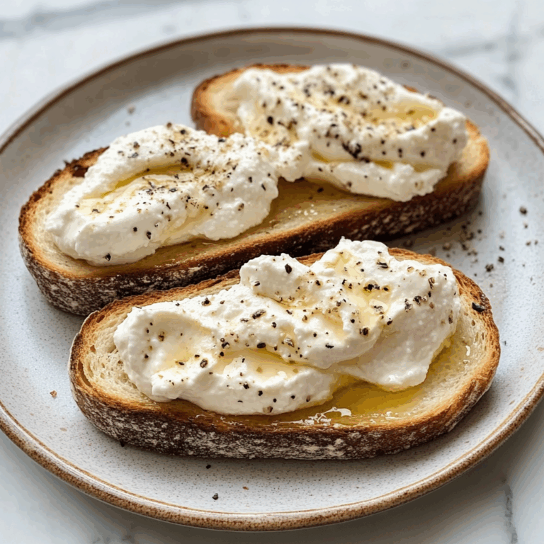 Whipped Ricotta Toast: A Creamy, Dreamy Breakfast Delight