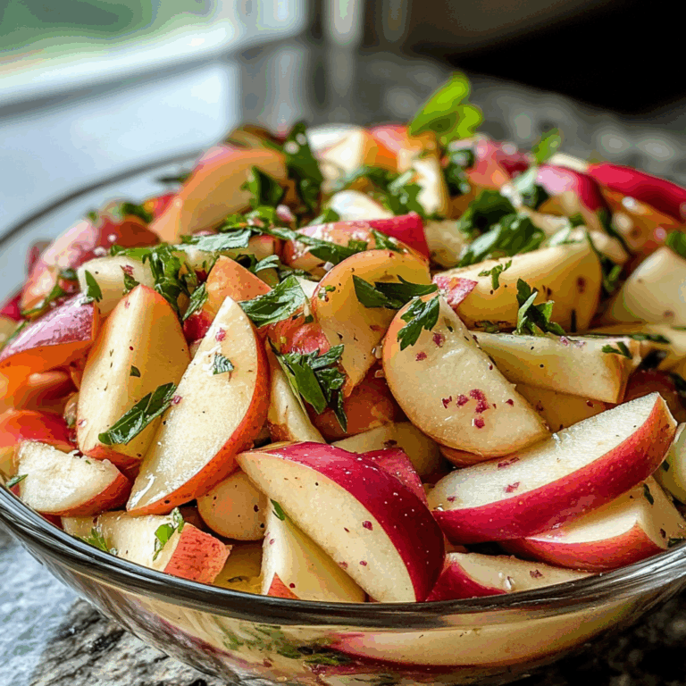 Easy Apple Salad Recipe: A Refreshing and Flavorful Treat