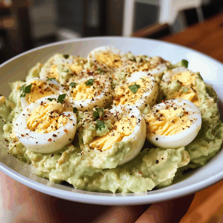 Creamy Avocado Egg Salad: A Healthy Twist on a Classic