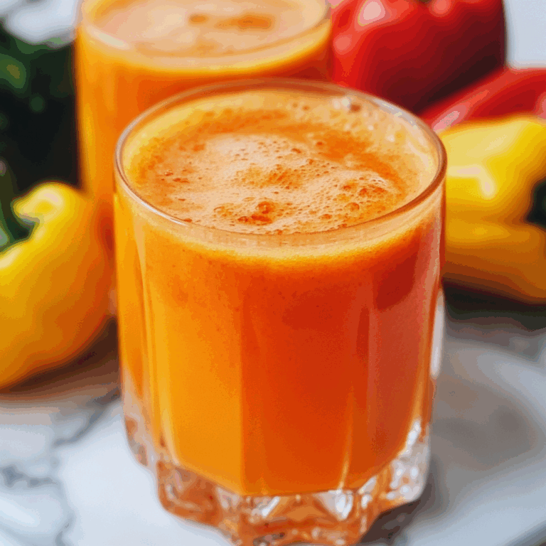 Refreshing Bell Pepper Juice: A Vibrant and Healthy Beverage