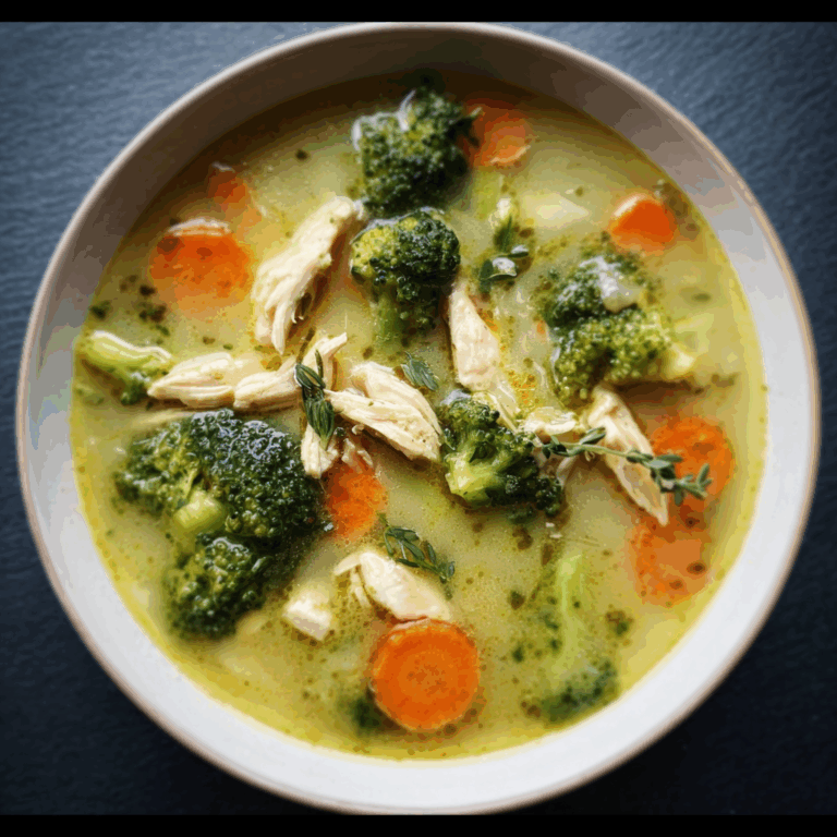 Broccoli Chicken and Carrots Soup: A Hearty and Nutritious One-Pot Meal
