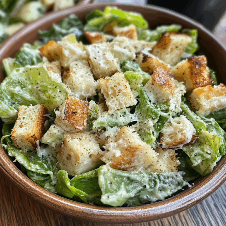 Classic Caesar Salad Recipe: A Timeless Crowd-Pleaser