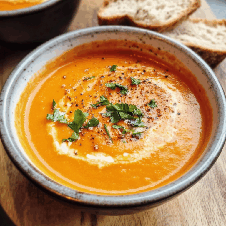 Comforting and Creamy Carrot Soup
