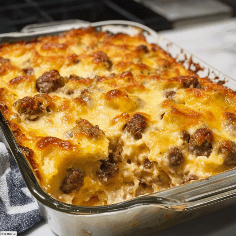 Cheesy Sausage Casserole: Comfort Food Made Easy