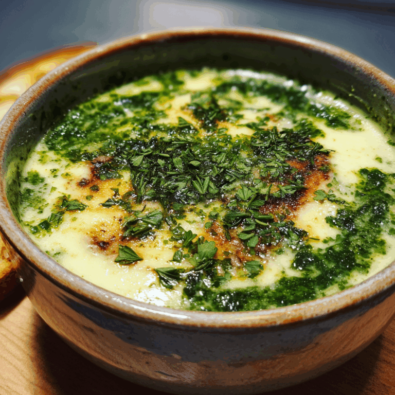 Creamy Cheese and Spinach Soup